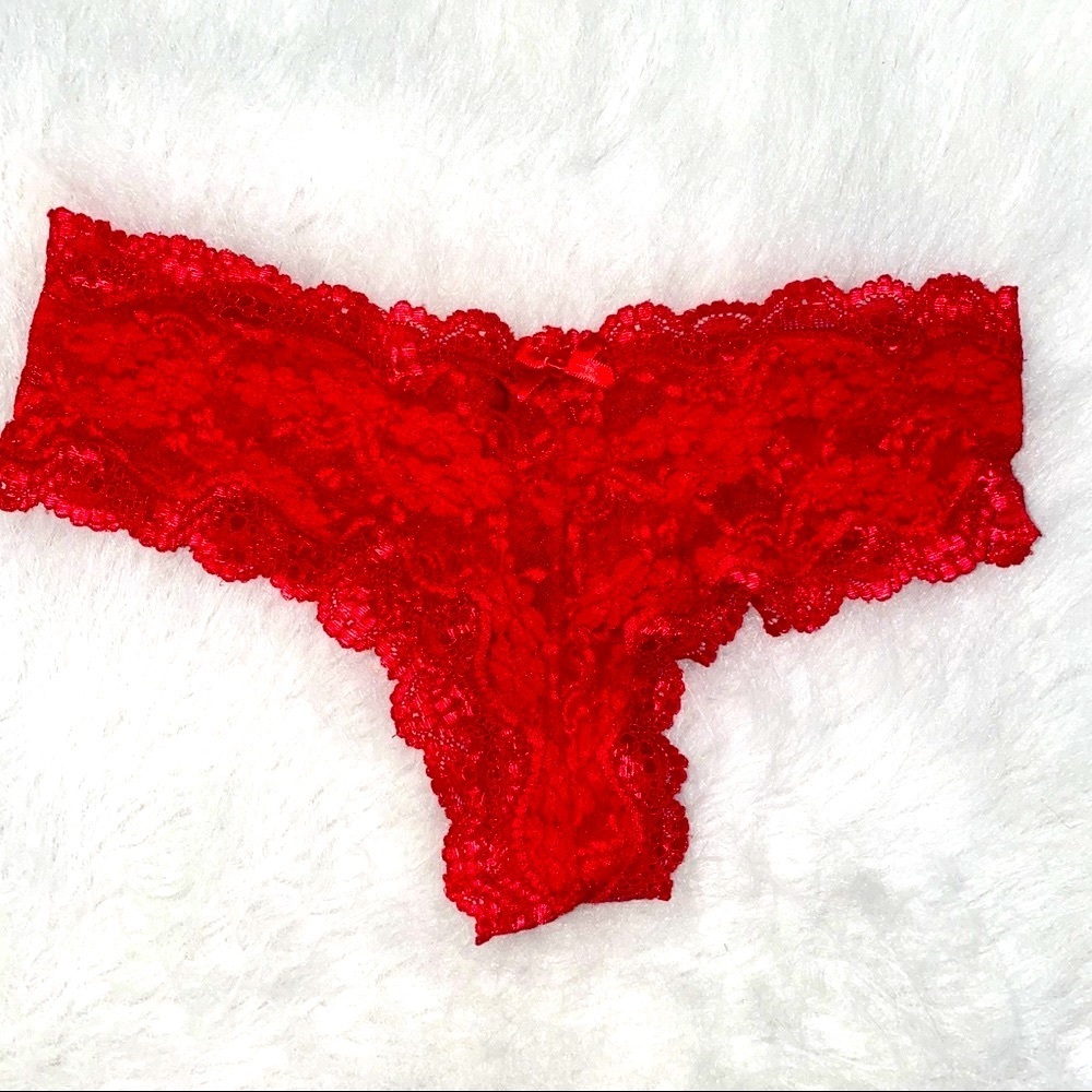 Satin Panty‎ Sexy Little Lace Cheeky Panty